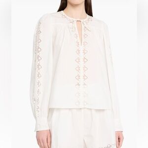 Ulla Johnson Cady Long Sleeve Blouse